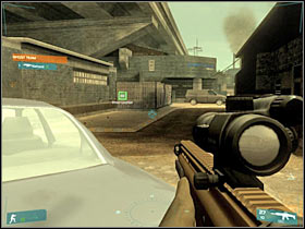 6 - [Mission 01] Contact! - Objective: Reach your Team members - [Mission 01] Contact! - Ghost Recon: Advanced Warfighter - Game Guide and Walkthrough