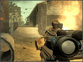 6 - [Mission 01] Contact! - Objective: Destroy anti-air threats - [Mission 01] Contact! - Ghost Recon: Advanced Warfighter - Game Guide and Walkthrough