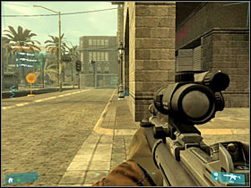 Start moving towards the larger street - [Mission 02] Coup d'etat - Objective: Reach VIP1's position - [Mission 02] Coup d'etat - Ghost Recon: Advanced Warfighter - Game Guide and Walkthrough