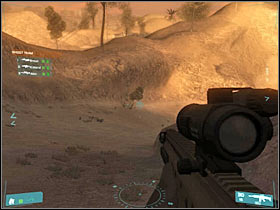 You should be crouching at all times - [Mission 04] Strong point - Objective: Get to Rally point - [Mission 04] Strong point - Ghost Recon: Advanced Warfighter - Game Guide and Walkthrough