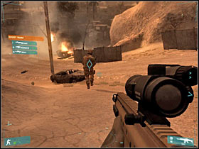 You will have to kill AT LEAST two other soldiers along the way - [Mission 04] Strong point - Objective: Destroy the bunkers - [Mission 04] Strong point - Ghost Recon: Advanced Warfighter - Game Guide and Walkthrough