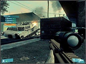 3 - [Mission 06] Ready for bear - Objective: Lead tanks to camp exit - [Mission 06] Ready for bear - Ghost Recon: Advanced Warfighter - Game Guide and Walkthrough