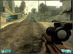 First of all, you will have to deal with a single enemy unit - [Mission 07] Quarterback - Objective: Reach drop point - [Mission 07] Quarterback - Ghost Recon: Advanced Warfighter - Game Guide and Walkthrough