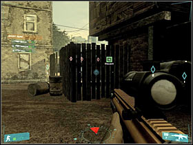 Make sure that the whole area is clear - [Mission 07] Quarterback - Objective: Reach drop point - [Mission 07] Quarterback - Ghost Recon: Advanced Warfighter - Game Guide and Walkthrough