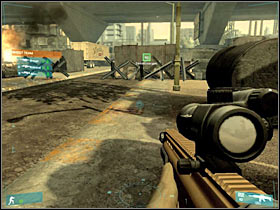 6 - [Mission 07] Quarterback - Objective: Reach drop point - [Mission 07] Quarterback - Ghost Recon: Advanced Warfighter - Game Guide and Walkthrough