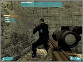9 - [Mission 07] Quarterback - Objective: Reach drop point - [Mission 07] Quarterback - Ghost Recon: Advanced Warfighter - Game Guide and Walkthrough