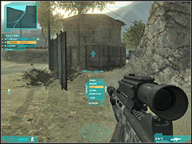 Now you will have to provide some sort of an assistance for your sniper - Act 1 / Mission 1 - part 2 - Act 1 - Ghost Recon: Advanced Warfighter 2 - Game Guide and Walkthrough