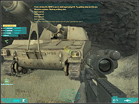 Obviously you will have to get closer to the artillery piece - Act 1 / Mission 1 - part 3 - Act 1 - Ghost Recon: Advanced Warfighter 2 - Game Guide and Walkthrough