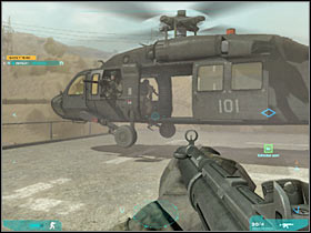 Head on to the gunship - Act 2 / Mission 4 - part 4 - Act 2 - Ghost Recon: Advanced Warfighter 2 - Game Guide and Walkthrough
