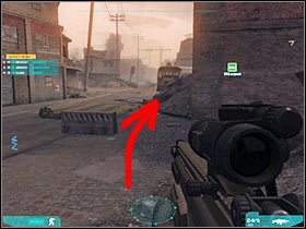 Obviously you won't be allowed to proceed directly to the main square, because that would be equal to an instant death - Act 3 / Mission 1 - part 1 - Act 3 - Ghost Recon: Advanced Warfighter 2 - Game Guide and Walkthrough