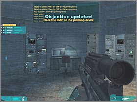 4a) Place the EMP on the jamming device (You will only have to do one very simple thing here - Act 3 / Mission 2 - part 5 - Act 3 - Ghost Recon: Advanced Warfighter 2 - Game Guide and Walkthrough