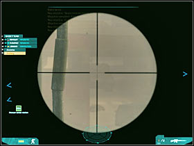 Start off by zooming in the view, so you will be able to see the tank - Act 3 / Final - part 3 - Act 3 - Ghost Recon: Advanced Warfighter 2 - Game Guide and Walkthrough
