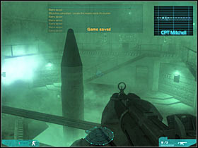 3b) Target designate the warhead (Your objective here is going be quite simple - you will have to get closer to the missile in order to designate the warhead - Act 3 / Final - part 6 - Act 3 - Ghost Recon: Advanced Warfighter 2 - Game Guide and Walkthrough