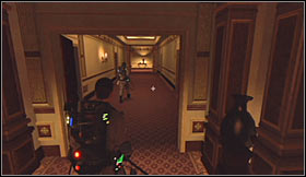 Level walkthrough: Start off by following the rest of your team and ignore the fact that you can't use your weapon for the time being - Level 1: Sedgewick Hotel - part 1 - Walkthrough - Ghostbusters The Video Game - Game Guide and Walkthrough