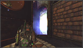 You may proceed forward and eventually you'll end up standing inside a room with a large movable object - Level 3: Public Library - part 3 - Walkthrough - Ghostbusters The Video Game - Game Guide and Walkthrough