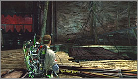Notice that the crane has to be turned by almost 180 degrees, so you must keep using the ropes - Level 6: Lost Island - part 1 - Walkthrough - Ghostbusters The Video Game - Game Guide and Walkthrough
