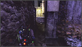 Notice that Ray has joined you and you'll have to follow him into a new crypt - Level 7: Central Park Cemetery - part 1 - Walkthrough - Ghostbusters The Video Game - Game Guide and Walkthrough