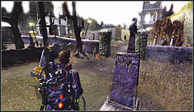 Make sure to choose the PKE meter from your inventory - Level 7: Central Park Cemetery - part 2 - Walkthrough - Ghostbusters The Video Game - Game Guide and Walkthrough