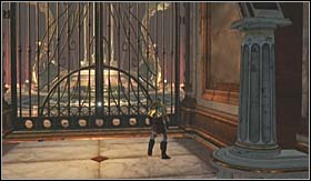 At the other end of the corridor there are some round stairs and an experience chest by their base - Walkthrough - The Flame of Olympus part II - Walkthrough - God of War 3 - Game Guide and Walkthrough