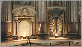 Once you're back at the well known room, walk round it, take care of the archers and open two experience chests - Walkthrough - The Flame of Olympus part II - Walkthrough - God of War 3 - Game Guide and Walkthrough