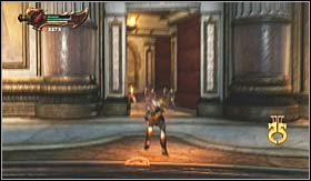 After getting to the very bottom, leave the lift and once more enter the familiar room - Walkthrough - The Flame of Olympus part II - Walkthrough - God of War 3 - Game Guide and Walkthrough
