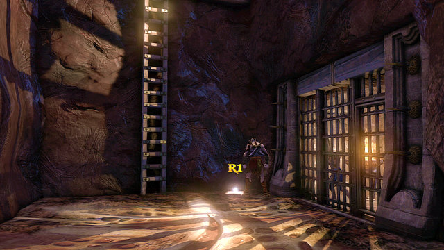 At the end of corridor you find Letter from the Scribe of Hecatonchires lying on the right side of ladder - Chasing the Fury - Chapter 1: Prison of the Damned - God of War: Ascension - Game Guide and Walkthrough