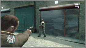 While auto-locked on a person, you can target different places on his body by adjusting your aim using right analog stick - Basics part 1 - Grand Theft Auto IV - Game Guide and Walkthrough