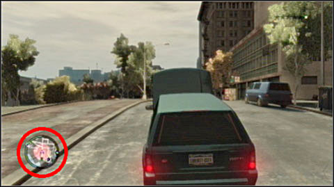 When wanted, your radar will show all the police cars and patrols - Fighting and escaping the police - Grand Theft Auto IV - Game Guide and Walkthrough