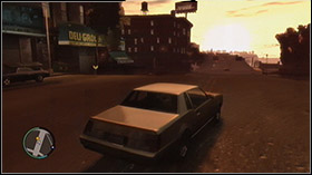 A car - property of a guy you killed in an earlier mission, stands in a alley waiting for a new owner - Missions 21-30 - Main missions - Grand Theft Auto IV - Game Guide and Walkthrough