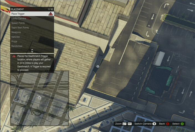 Placement - Deathmatch Creator - Creator (beta) - Grand Theft Auto Online - Game Guide and Walkthrough