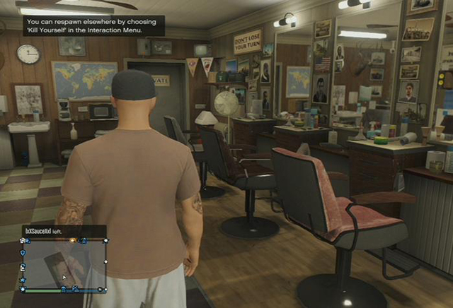 Barber shop - Service points - Shopping - Grand Theft Auto Online - Game Guide and Walkthrough