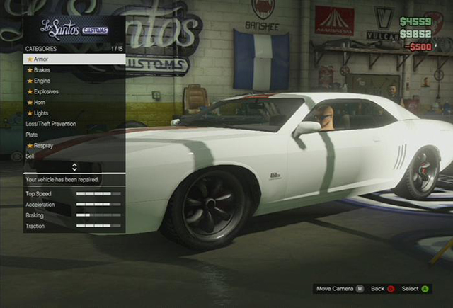 A Los Santos Customs shop - Service points - Shopping - Grand Theft Auto Online - Game Guide and Walkthrough