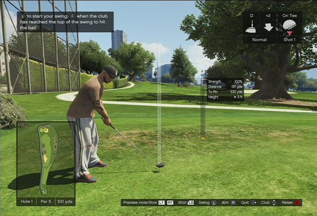 A golf course - Past time activities - Grand Theft Auto Online - Game Guide and Walkthrough
