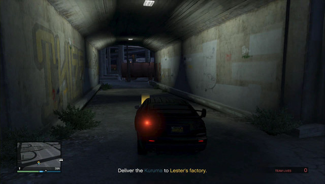 Park the stolen car next to Lesters factory - Heist 1: Fleeca Job - Heists (DLC) - Grand Theft Auto Online - Game Guide and Walkthrough