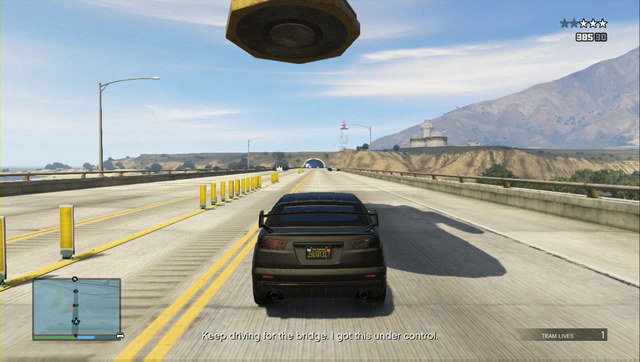 Drive the car under the magnet directly - Heist 1: Fleeca Job - Heists (DLC) - Grand Theft Auto Online - Game Guide and Walkthrough