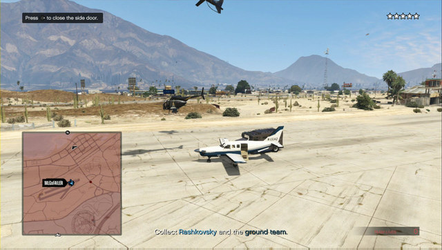You can land on the airport or on the highway - simply, take the passengers onboard and do not crash - Heist 2: Prison Break - Heists (DLC) - Grand Theft Auto Online - Game Guide and Walkthrough