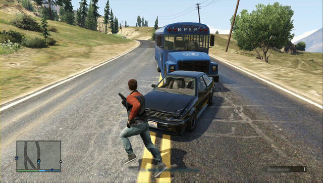After the driver realizes what is going on, he starts escaping - kill him - Heist 2: Prison Break - Heists (DLC) - Grand Theft Auto Online - Game Guide and Walkthrough