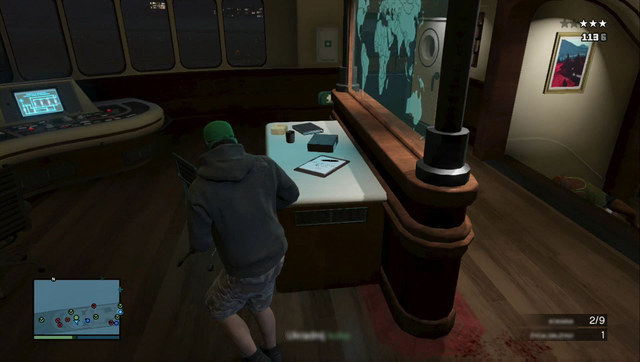 Coke is next to the captains seat - Heist 4: Series A: Funding - Heists (DLC) - Grand Theft Auto Online - Game Guide and Walkthrough