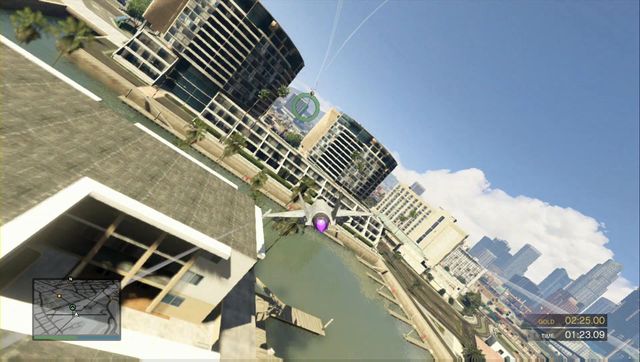 Perform the maneuvers in the marked spots. - Lessons 6-10 - San Andreas Flight School (DLC) - Grand Theft Auto Online - Game Guide and Walkthrough
