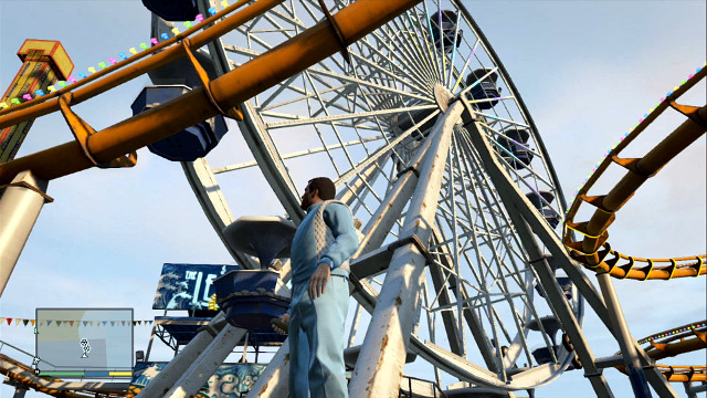 Ferris Wheel is the main attraction on the beach - Los Santos - The most interesting places - Grand Theft Auto V - Game Guide and Walkthrough