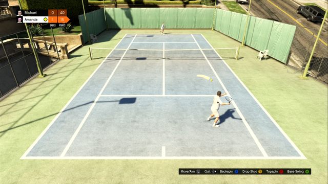 Tennis increases characters strength - Tennis - Activities, Entertainment - Grand Theft Auto V - Game Guide and Walkthrough