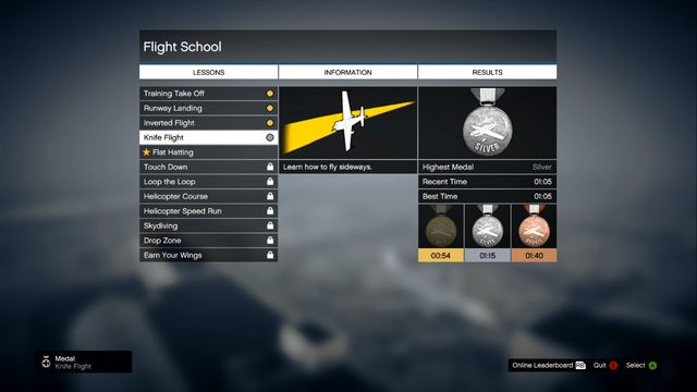 Flight School let you learn techniques - Flight School - Activities, Entertainment - Grand Theft Auto V - Game Guide and Walkthrough