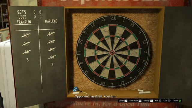 Triple 20 is most valuable - Darts - Activities, Entertainment - Grand Theft Auto V - Game Guide and Walkthrough