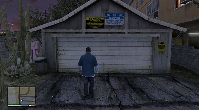 The garage to the right - 3: Repossession - Main missions - Grand Theft Auto V - Game Guide and Walkthrough