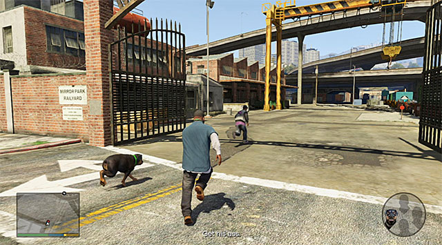 The final part of the chase - 4: Chop - Main missions - Grand Theft Auto V - Game Guide and Walkthrough