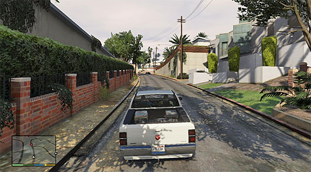 You need to watch out along your way through the narrow streets of Vinewood - 8: Marriage Counseling - Main missions - Grand Theft Auto V - Game Guide and Walkthrough