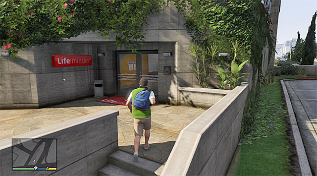 The back entrance to the company - 10: Friend Request - Main missions - Grand Theft Auto V - Game Guide and Walkthrough