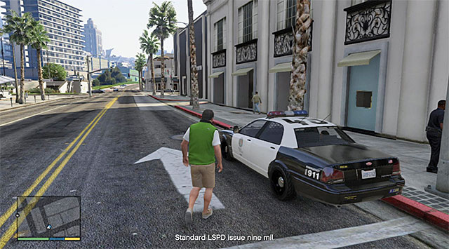 Squad car - Additional mission: The Good Husband - Main missions - Grand Theft Auto V - Game Guide and Walkthrough