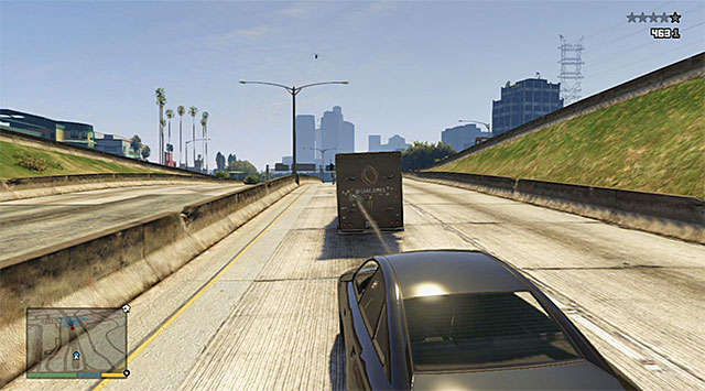 Destroying the van's back gate - 15: BZ Gas Grenades - Main missions - Grand Theft Auto V - Game Guide and Walkthrough