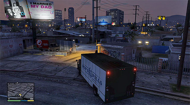 The location where the mission ends - 16: The Jewel Store Job - the Smart variant - Main missions - Grand Theft Auto V - Game Guide and Walkthrough